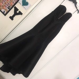 Black mermaid prom dress